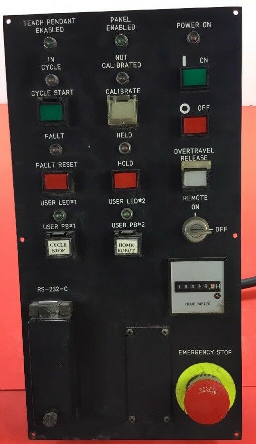 FANUC OPERATOR'S PANEL A05B-2051-C121 CNC With Cable MR-50LW.   2A