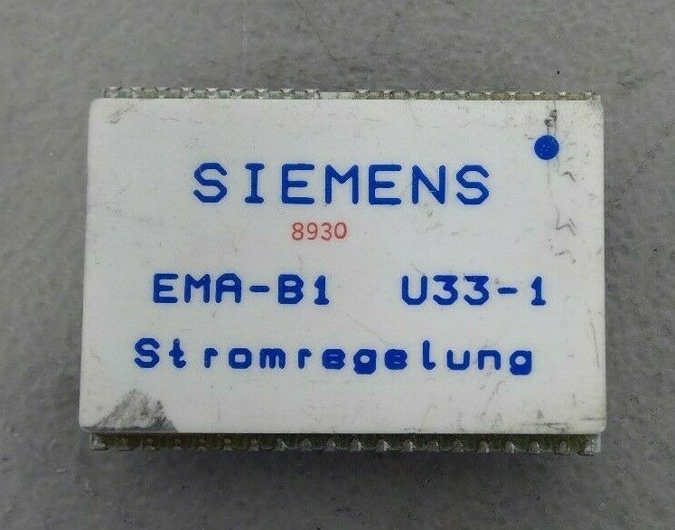 Siemens Stromregelung EMA-B1 / U33-1                                          4G