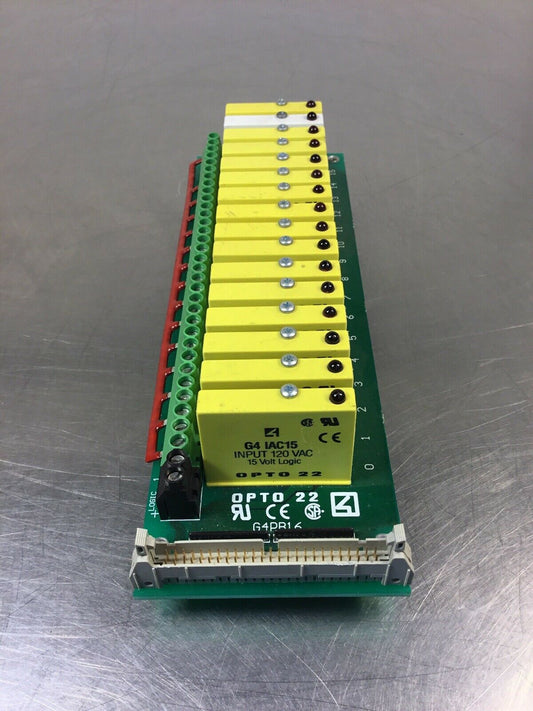 Opto 22 G4PB16 Mounting Board with 16 Input Modules.     3B