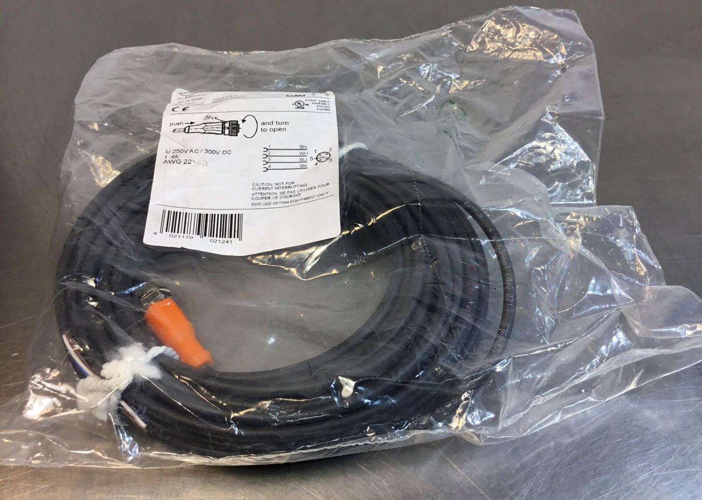 IFM  EVC003  Female Cordset ADOGH040MSSS0010H04     5E