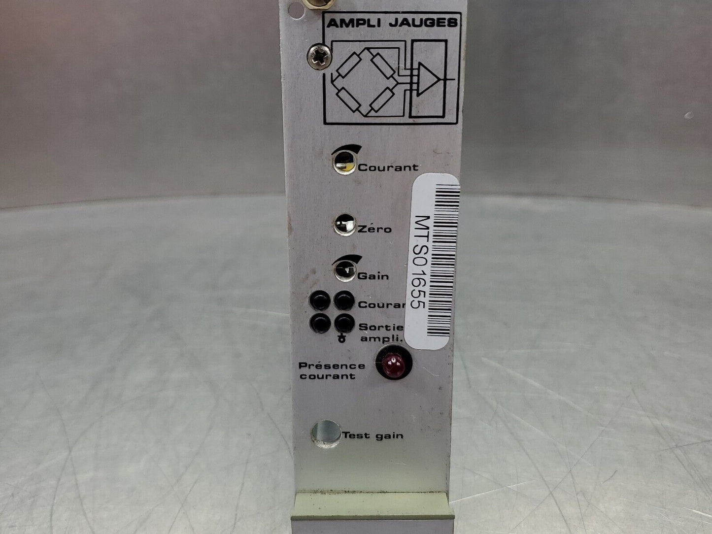 AMPLI JAUGES MTS01655 PLC CONTROL BOARD.                                    3E-5