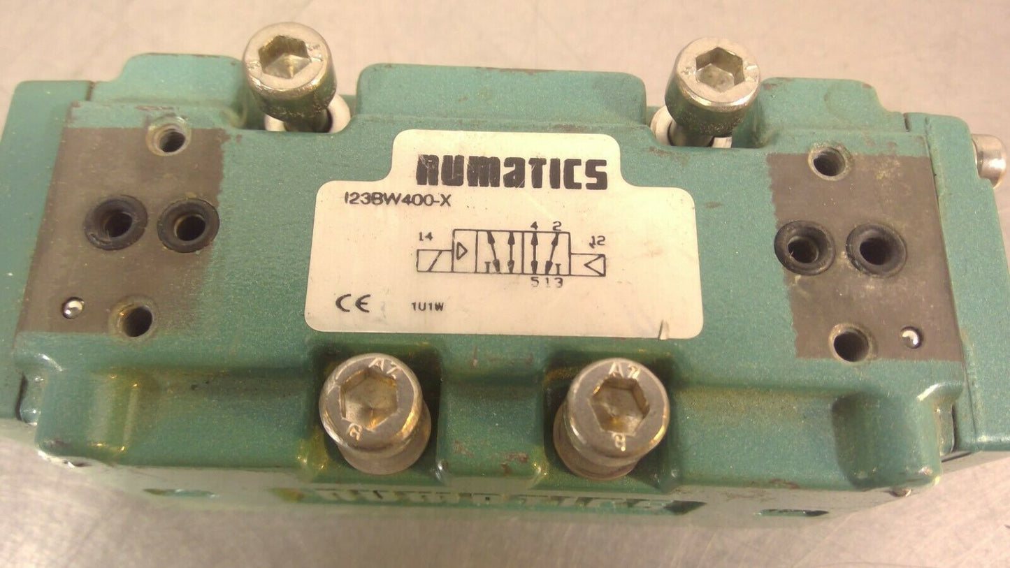 Numatics - 123BW400-X - Pneumatic Differential Valve                          6E