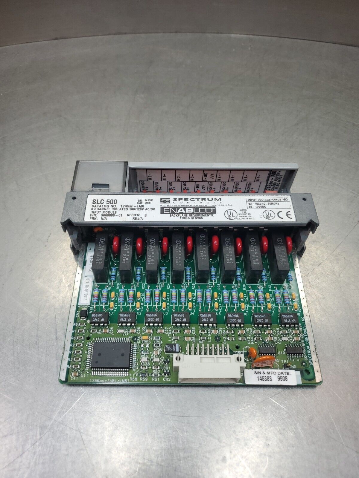 Spectrum Controls 1746sc-IA8I /B SLC 500 8-Channel Isolated Input Module.  3B-14