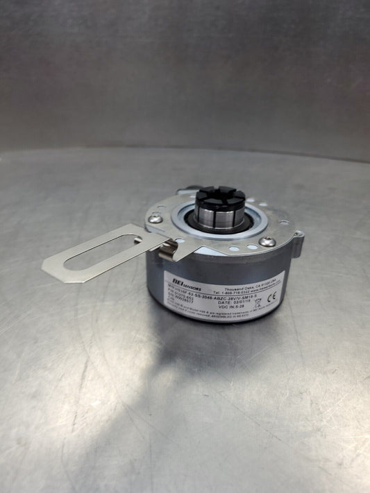 BEI SENSORS HS35F-62-SS-2048-ABZC-28V/V-SM18S Encoder  5-28VDC.               1D