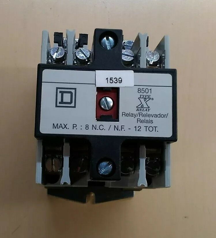 Square D Industrial Control Relay 8501X040 Series A                         4E-6