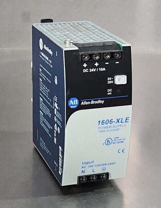 Allen Bradley  1606-XLE240E Ser A. Power Supply 1-Phase, 24V, 10A, 240W  4E-24