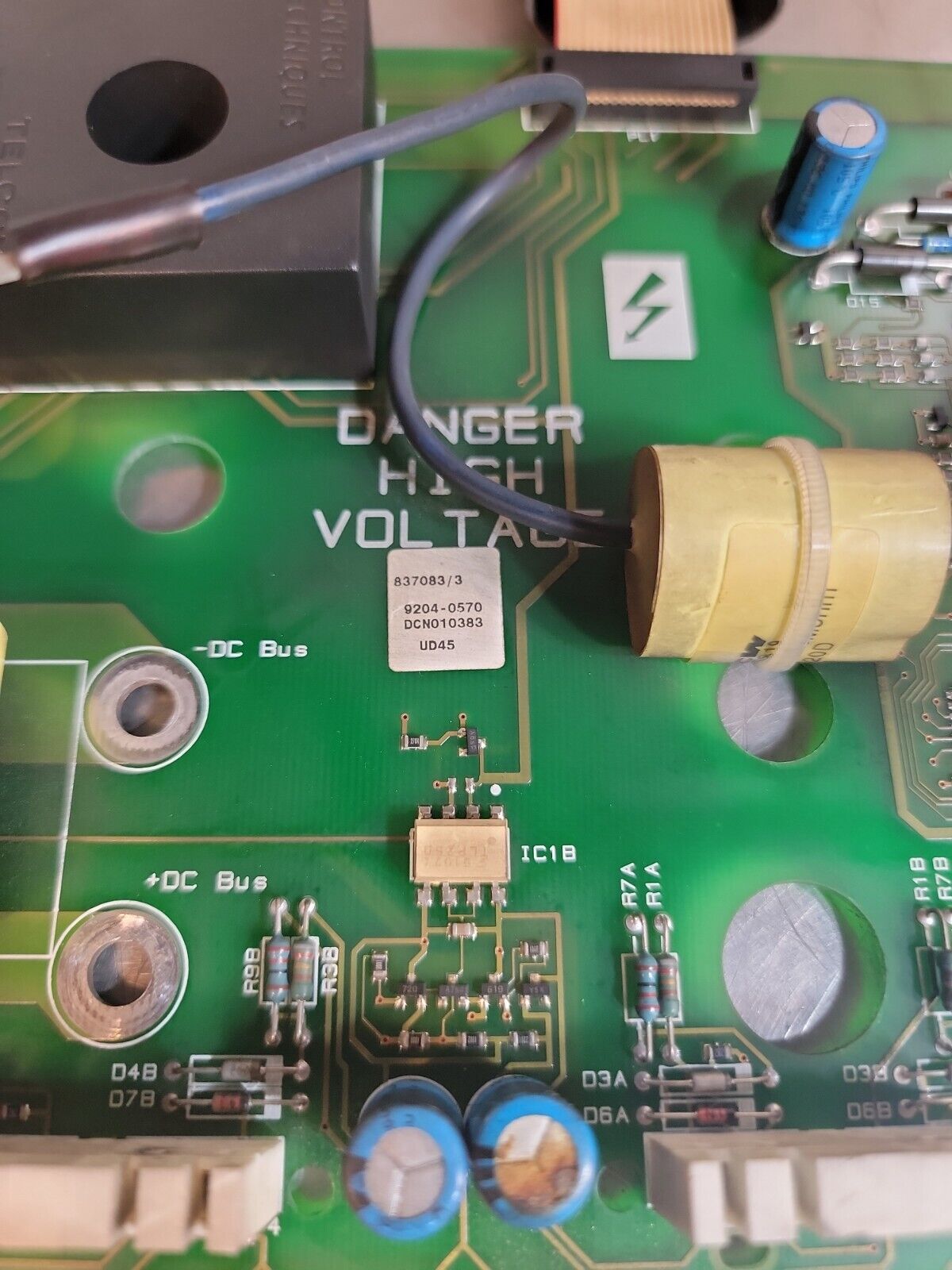 Control Techniques UD45 3130-0449 (7004‐0206)  ISS 04.00 DC Drive Board loc 3C