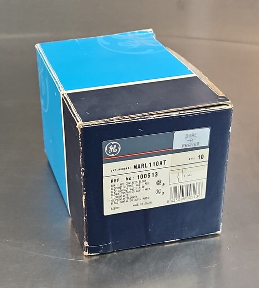 GE MARL110AT Auxiliary Contact Block.                                   Loc4B-17