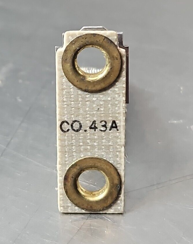 General Electric 123C2.43A Overload Relay Heater Element.       Loc4C4