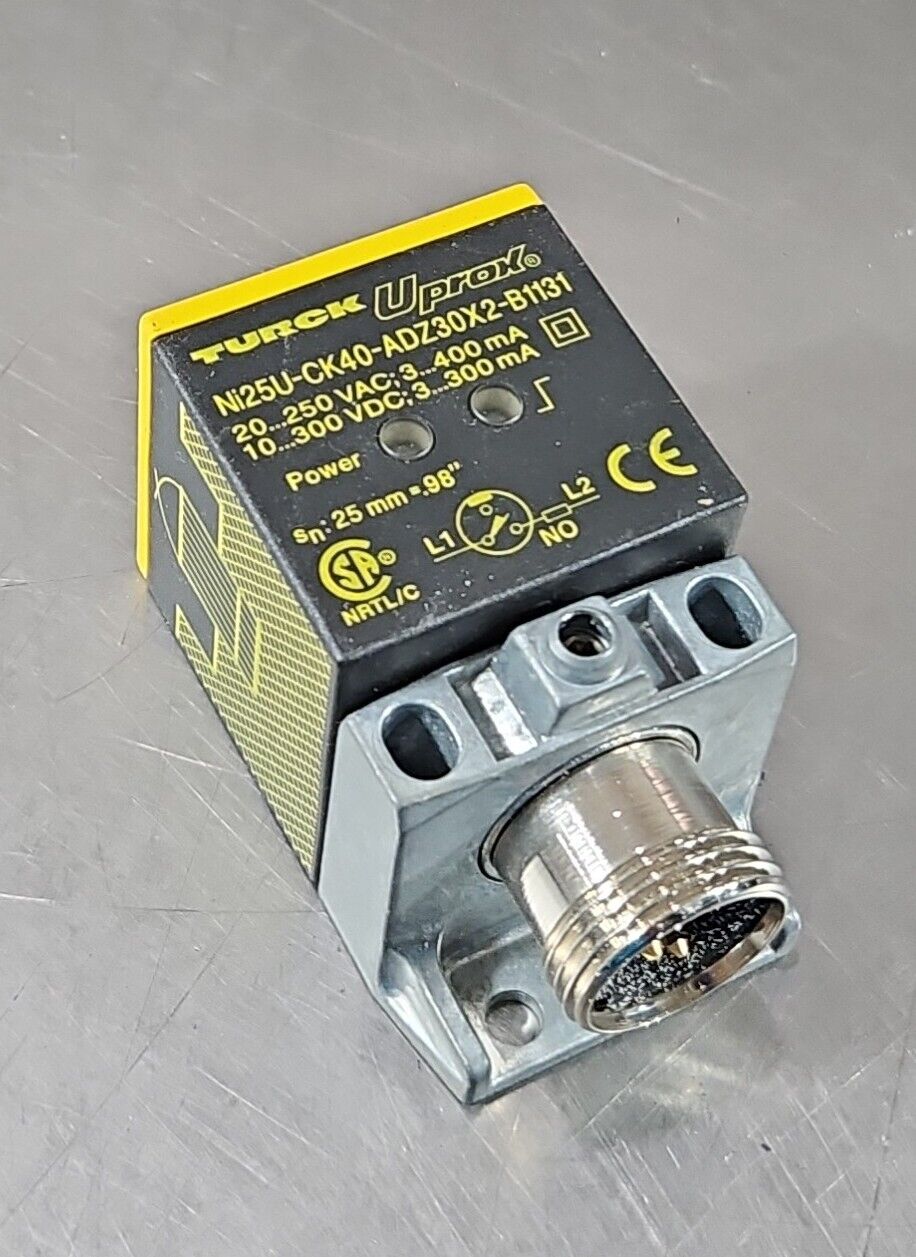 TURCK NI25U-CK40-ADZ30X2-B1131 INDUCTIVE SENSOR.                        Loc5E-16