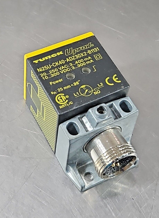 TURCK NI25U-CK40-ADZ30X2-B1131 INDUCTIVE SENSOR.                        Loc5E-16