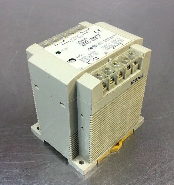 OMRON S82K-03012 POWER SUPPLY, 100-240VAC SUPPLY, 12VDC OUTPUT, 2.5A.     4C