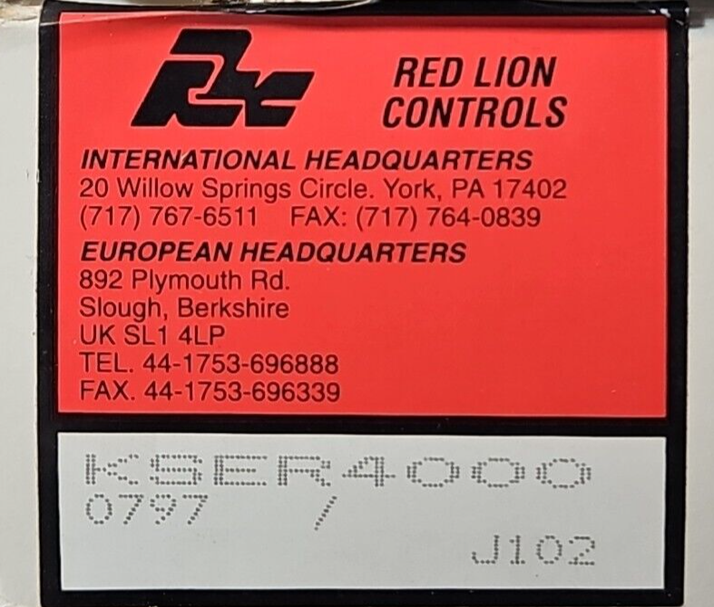 Red Lion KSER4000 (ARCOM) Circuit Board.     Loc3A26