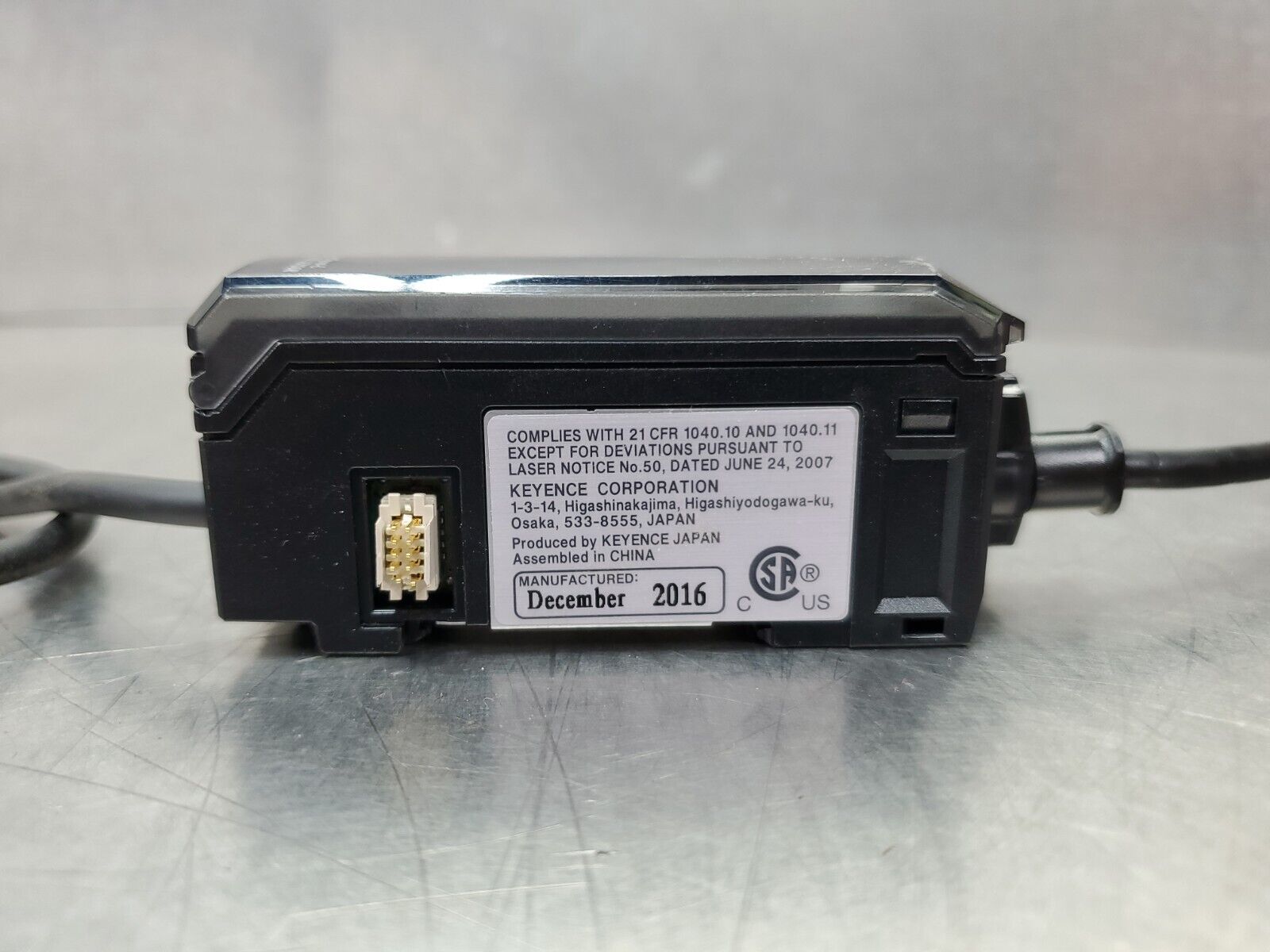 Keyence IL-1050 Sensor Amplifier Module. 5E-9 – Palmetto Automation Inc.
