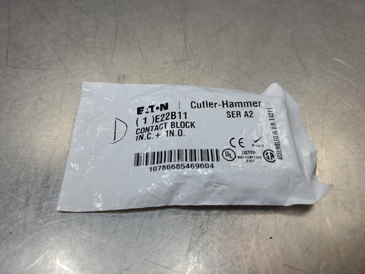 Eaton/Cutler-Hammer E22B11 Ser A2 690V Contact Block.                       4D-8