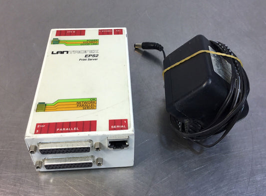 Lantronix EPS2 Print Server with Power Adapter     3D-7