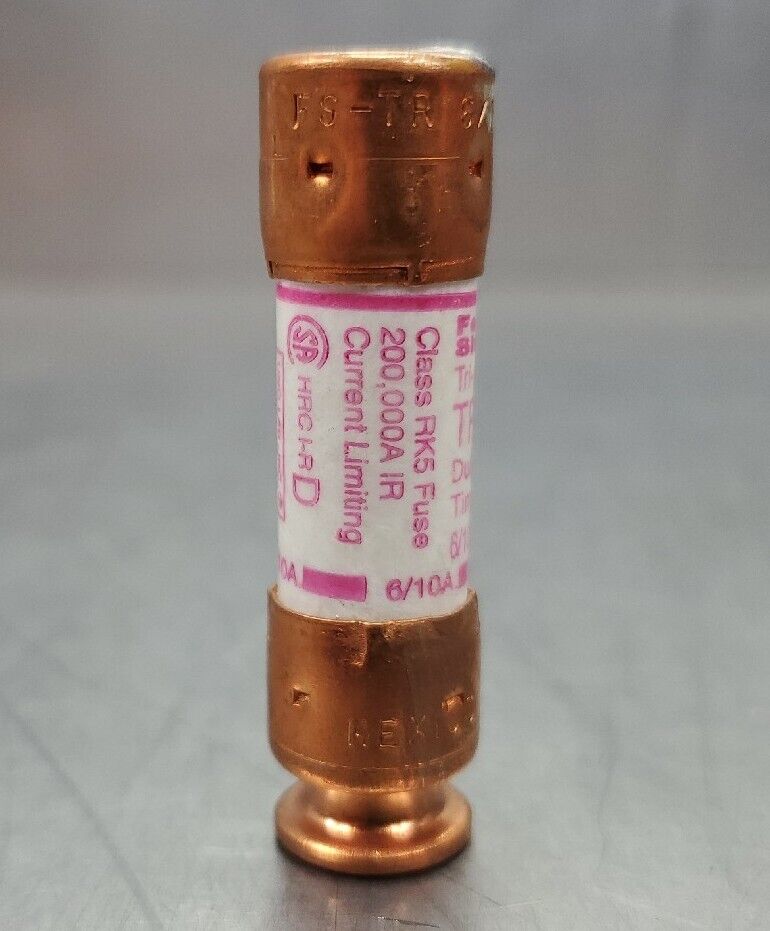 Ferraz Shawmut TR1-6/10R Tri-onic Fuse - 6/10Amp 250V.                  4D-BOX#2