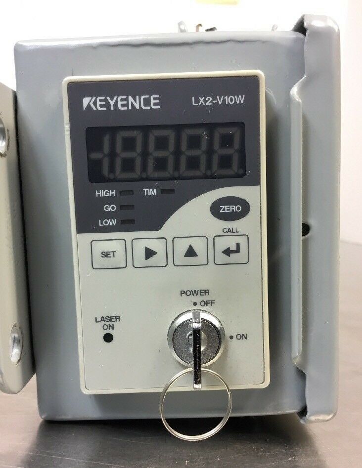 Keyence LX2-V10W Laser Amplifier Unit with Hoffman Enclosure.  5B