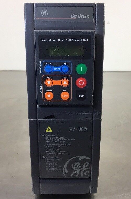 GE 6KAVI43002Y1D1 Inverter Drive AV-300i 0-480V 3PH 2HP 4.4/5.6A.   1E