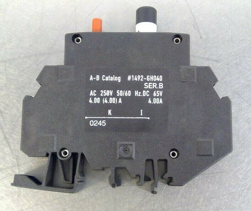 Allen-Bradley Bulletin 1492 - 1492-GH040 Series B Miniature Circuit Breaker   4A