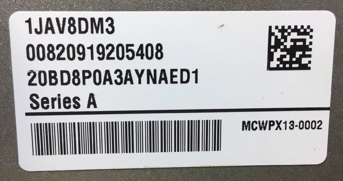 Allen-Bradley 20BD8P0A3AYNAED1 /A AC Drive 5 HP 480V 3Ph 8A W/O Cont. Board  1B