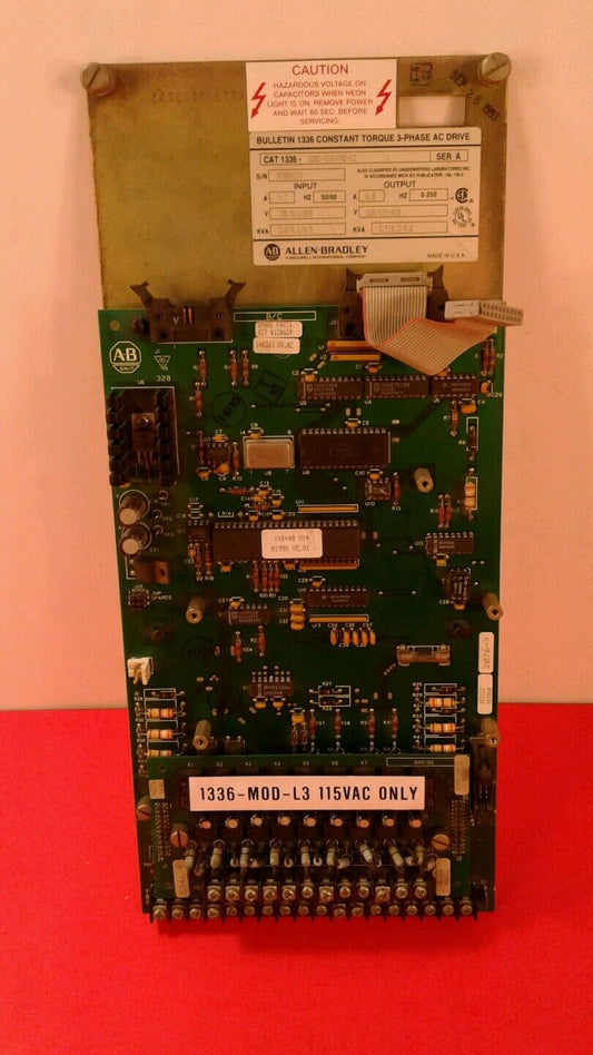 ALLEN-BRADLEY 1336-B003-EOD-FA2-L3 Ser A CONSTANT TORQUE 3 PHASE AC DRIVE.   3B