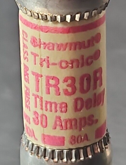 Gould Shawmut TR30R Time Delay Fuse 30A 250V.                           Loc4E-18