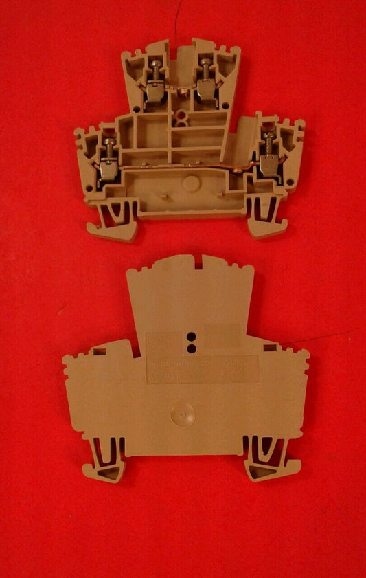 WDK 2.5 1021500000 Weidmuller DIN Rail Mount Terminal Block 4B