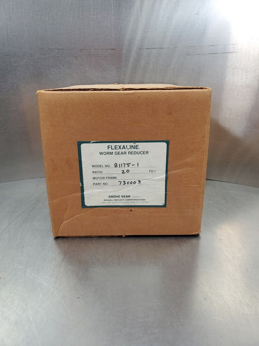 Grove Gear FLEXALINE B1175-1 (20:1 Ratio) Worm Gear Reducer.               4F-29