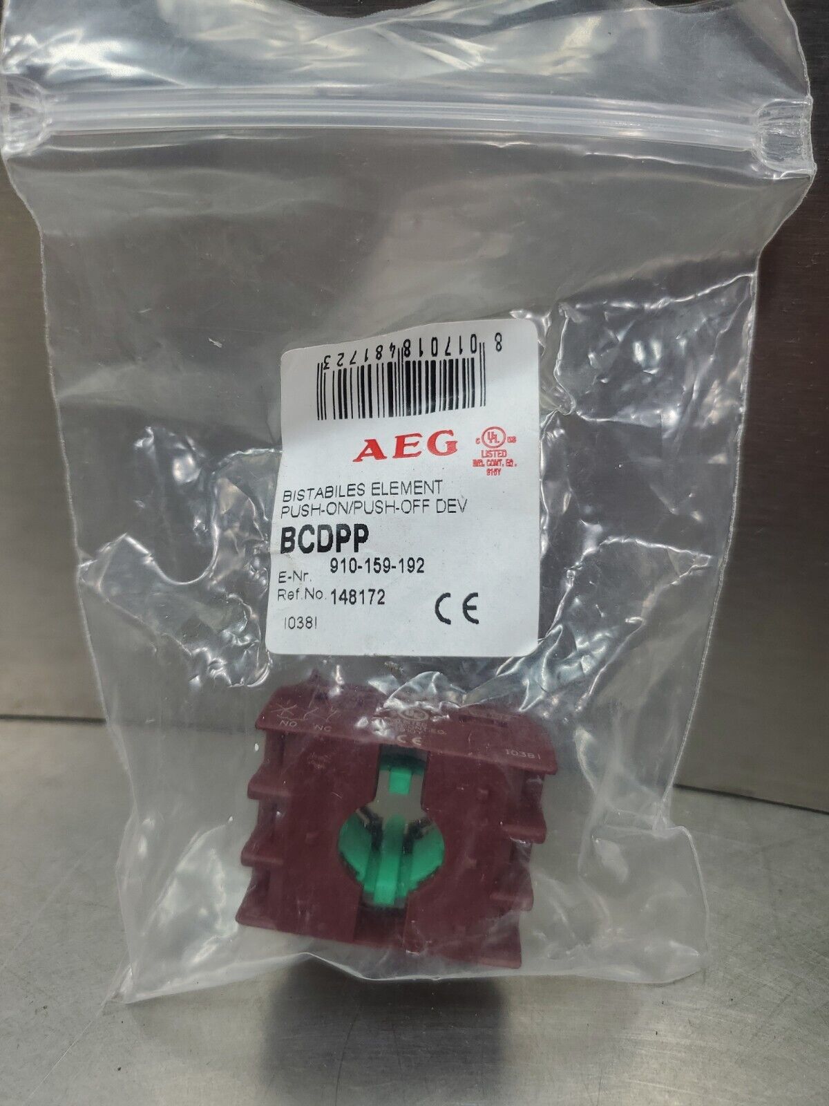 AEG BCDPP Bistabiles Element Push-On/Push-Off Module.                       4E-5
