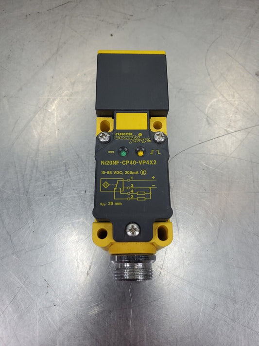 Turck Proximity Switch Sensor Ni20NF-CP40-VP4X2.                           5E-14