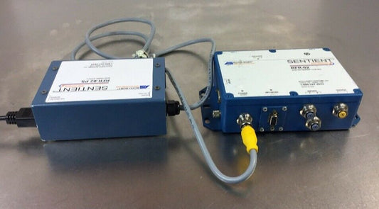 Accu-Sort Sentient RFR-02 RFID ISO Reader w/ RFR-02-PS RFID Power Supply.    6D