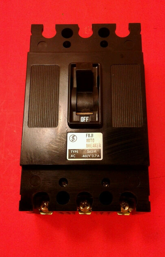 Fuji S63M Auto Breaker; O.7A; 460V; 3 Pole                                  4E-4