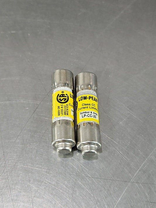 Bussmann LP-CC-20 20A Midget Time-Delay Fuse - Gray - Lot of 2.         Loc 4E-5