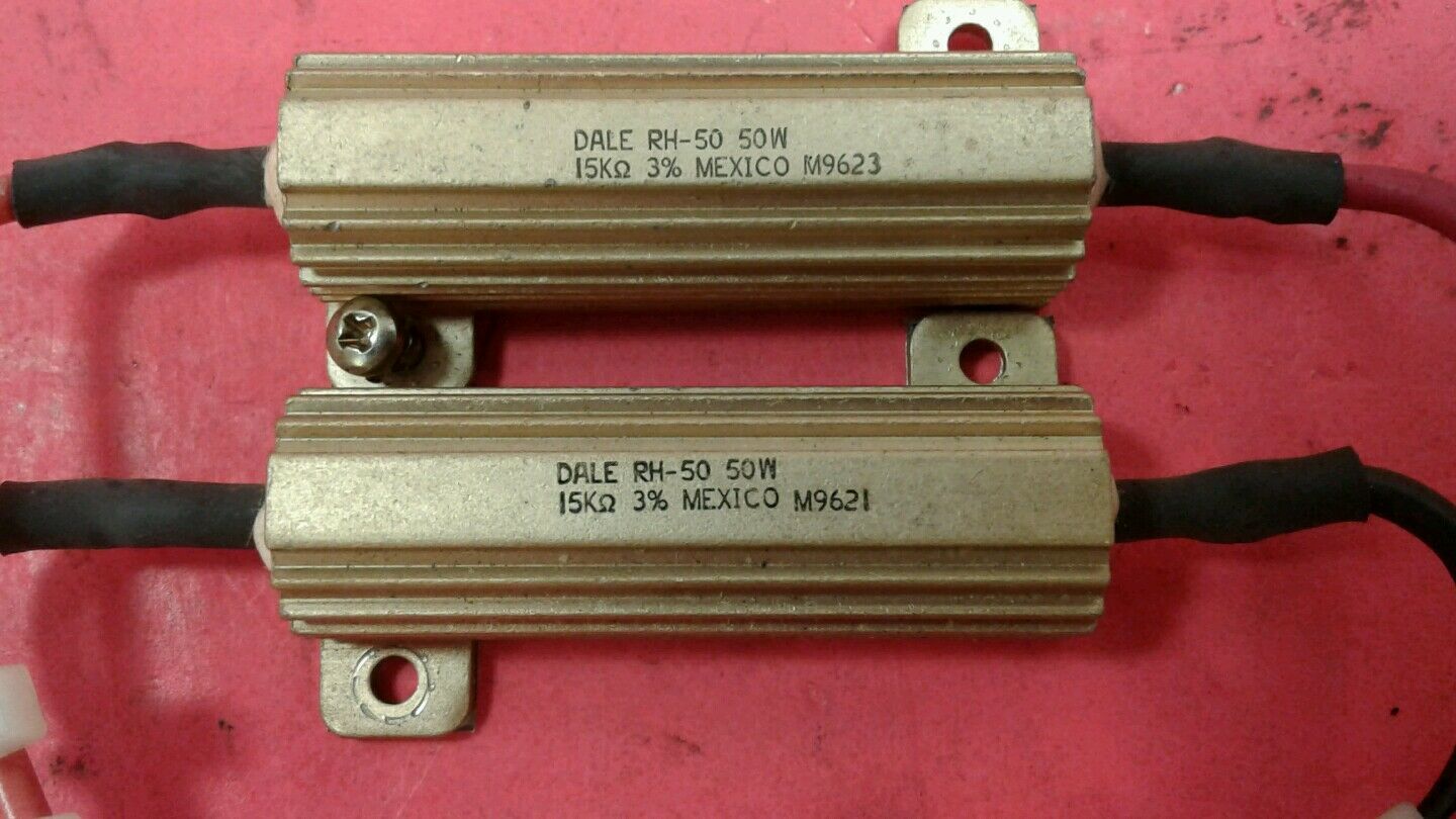 Dale RH-50 50W 15k Ohms Resistor  Pair  4B