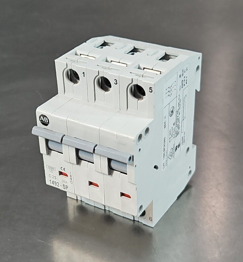 Allen Bradley 1492-SP3C250 Ser C Miniature Circuit Breaker.                4D-25