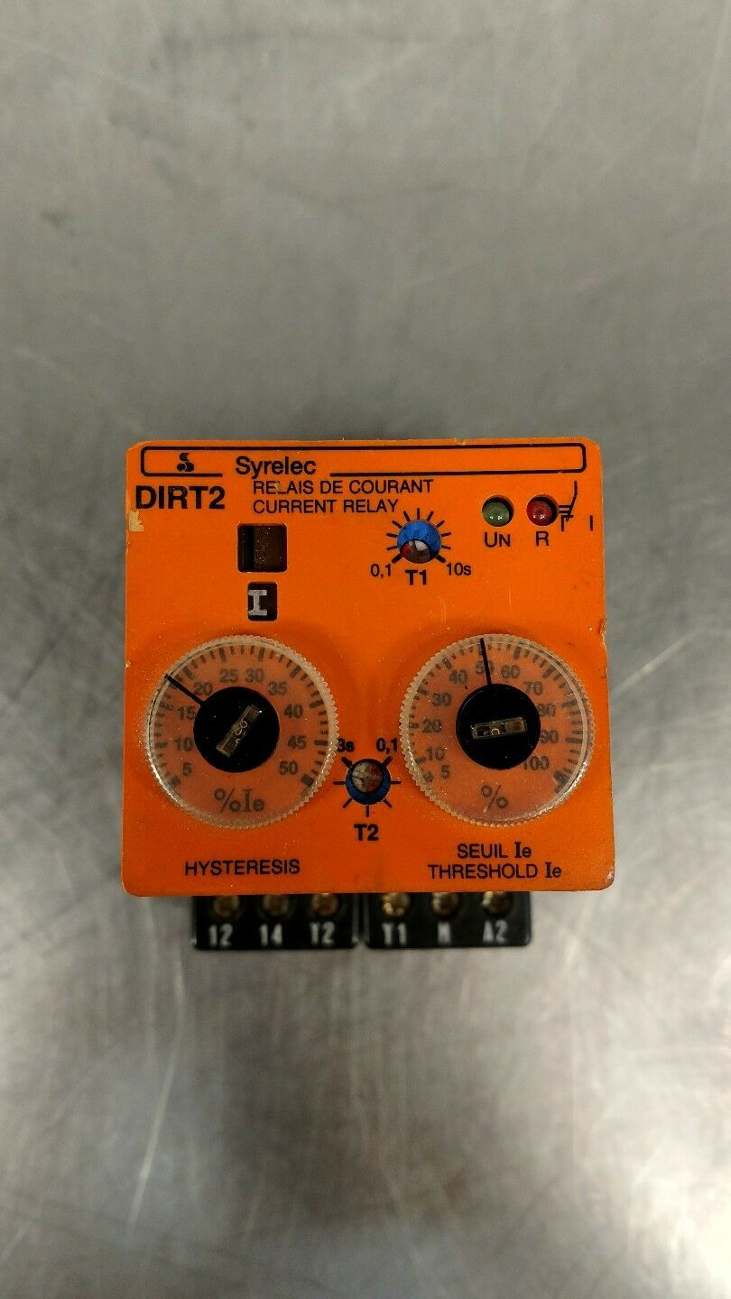 SYRELEC DIRT2 CURRENT RELAY 110V 5A