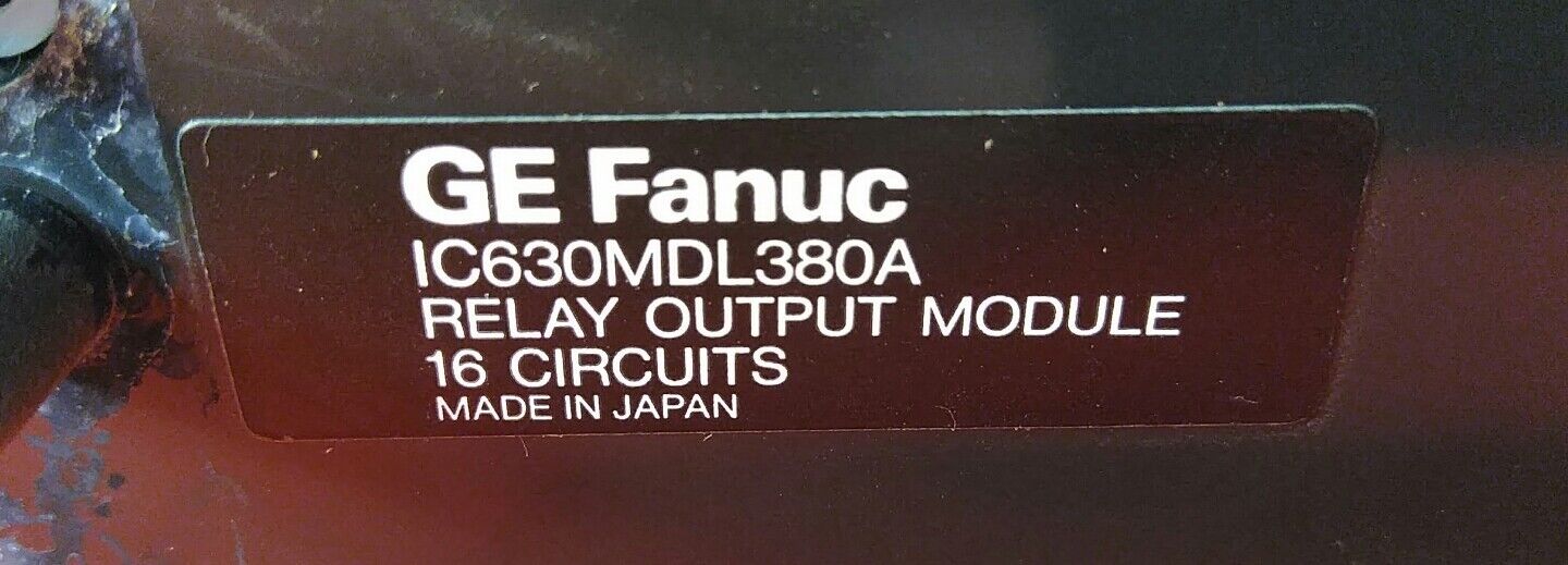 GE FANUC SERIES 3 PROGRAMMABLE CONTROLLER 1C630CHS308A *See Item Details   3E-11