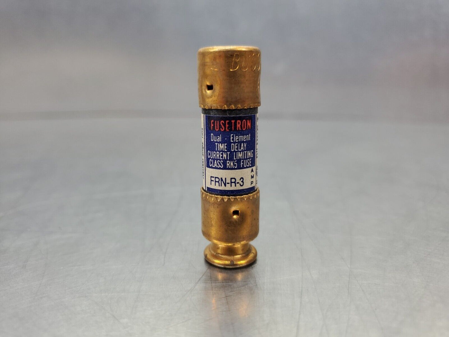 FUSETRON FRN-R-3 Dual-Element Time Delay CL Fuse, 250VAC 200kA.         4D-BOX#3