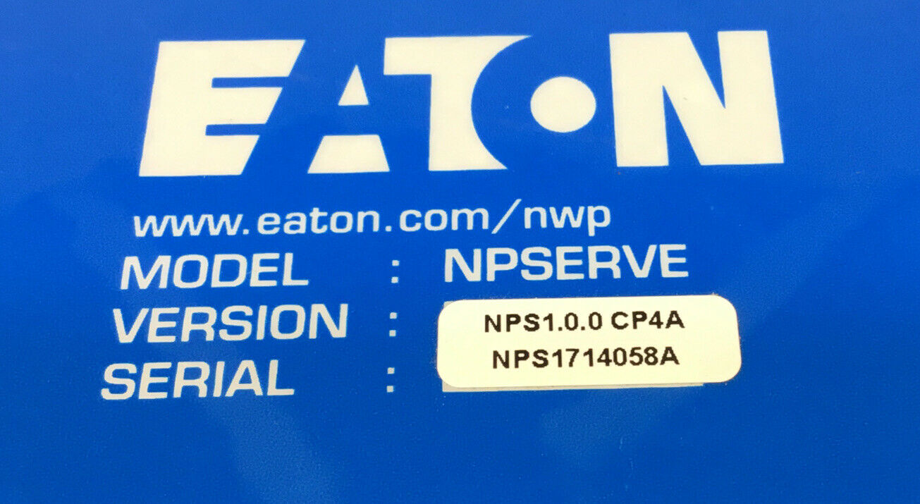 EATON NPSERVE NWP NPS1.0.0 CP4A  COMMUNICATIONS MODULE   2D
