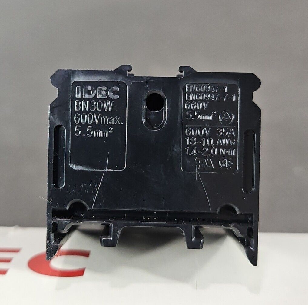 Idec BN30W Terminal Blocks 18 -10 AWG 5,5mm² - Lot of 34                Loc3E-34