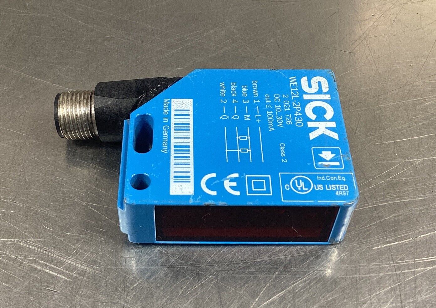 Sick  WE12L-2P430  /  2021726  Photoelectric Sensor 10…30VDC       5E-19