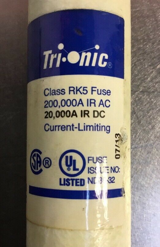 TRS35R 3 pc. Ferraz Shawmut Tri-onic  Fuse 35Amp 600VAC 300VDC Time Del. RK5  4B
