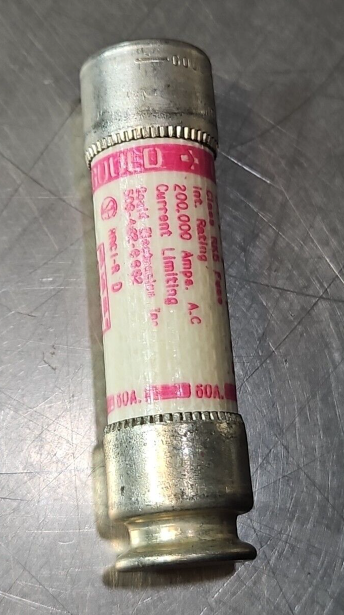 Gould Shawmut TR60R 60 A Time Delay Fuses.                             Loc4E-24