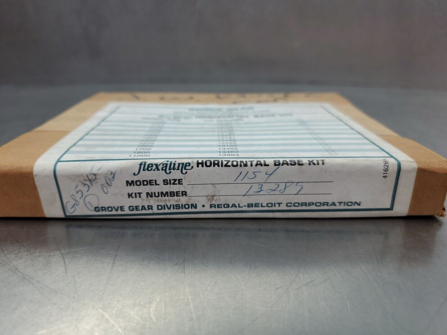 Grove Gear FLEXALINE 13289 (Size 1154) Horizontal Base Kit.                4E-27