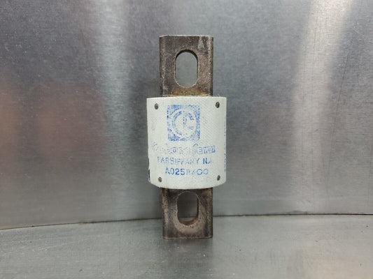 CARBONE FERRAZ 400AMP SEMICONDUCTOR FUSE A025R400 250V 400A.                  4D