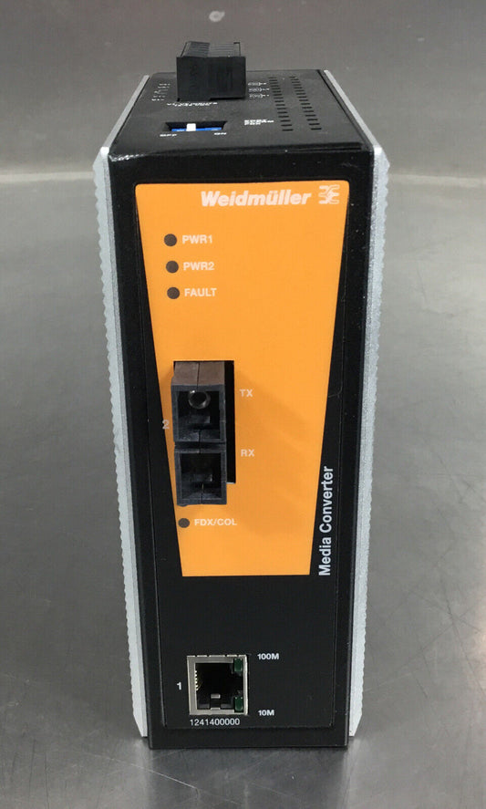 WEIDMULLER  IE-MC-VL-1TX-1SC  /  1241400000 ETHERNET MEDIA CONVERTER      3C-12