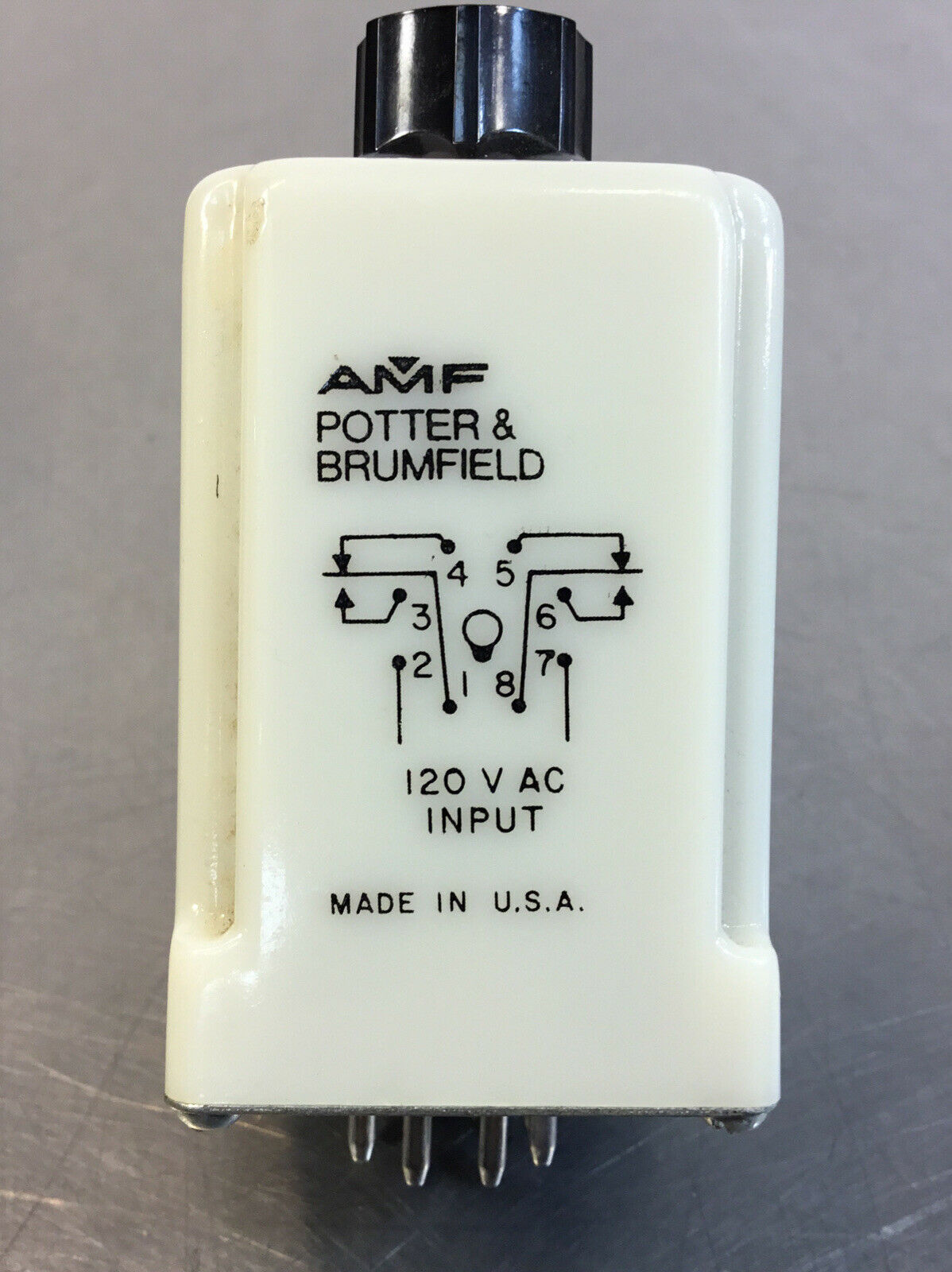 Potter & Brumfield  CKB-38-71064  Time Delay Relay 0.6-60 Sec. 10A     4C