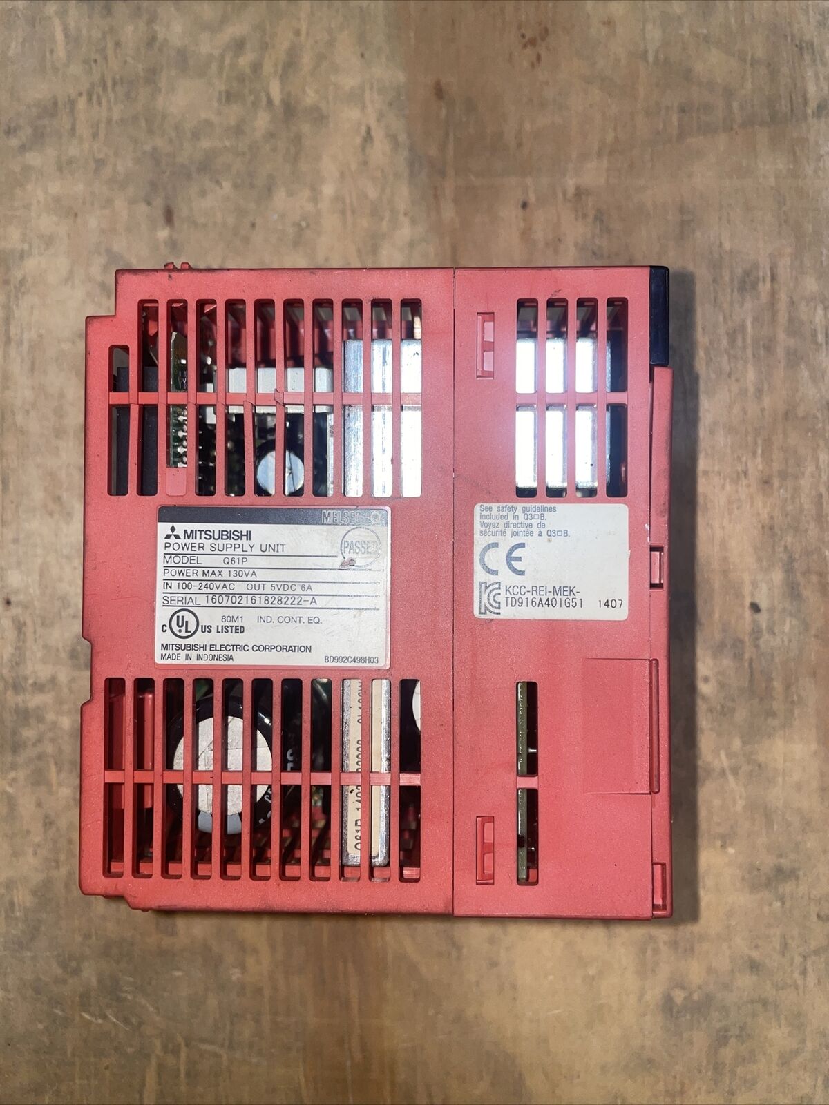 Mitsubishi MELSEC Q61P-A2 Power Supply Unit Used Nice T4