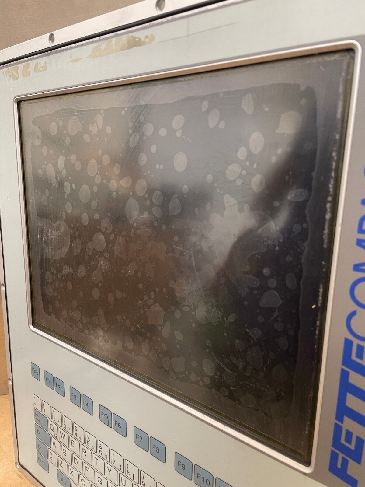 Fette Compacting 5d5502 White & Silver 1-Port Simatic Panel with Keyboard